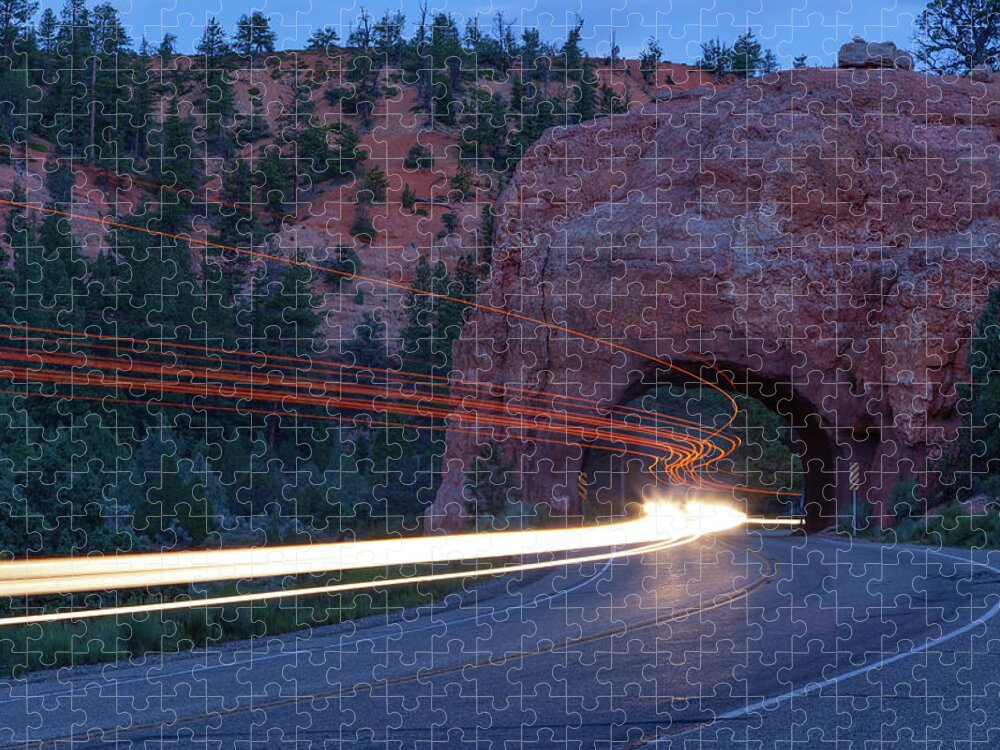 Utah Jigsaw Puzzle featuring the photograph Light Speed by James Marvin Phelps