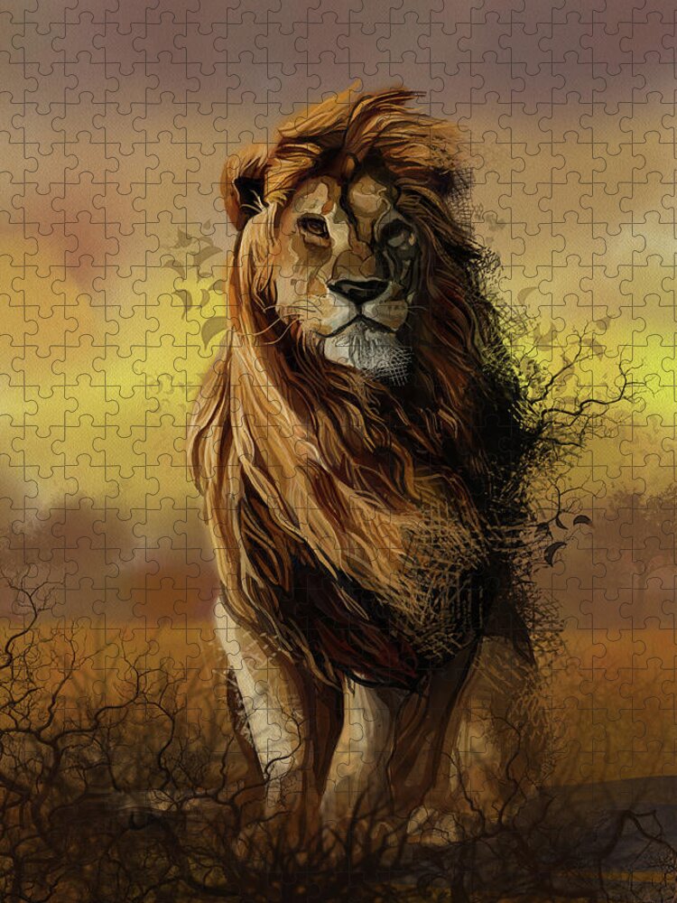Lion Proud Jigsaw Puzzle