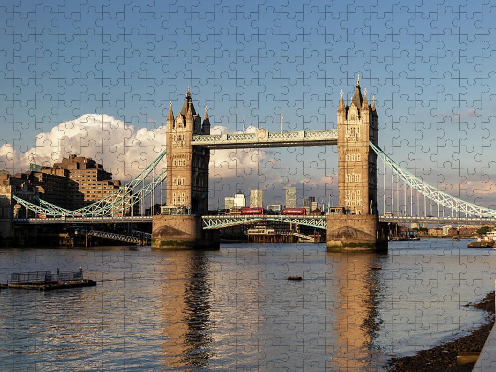 England Jigsaw Puzzle featuring the photograph London Bridge by Holly Ross