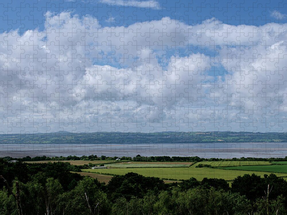 Heswall Jigsaw Puzzle featuring the photograph Looking across to Moel Famau by Spikey Mouse Photography