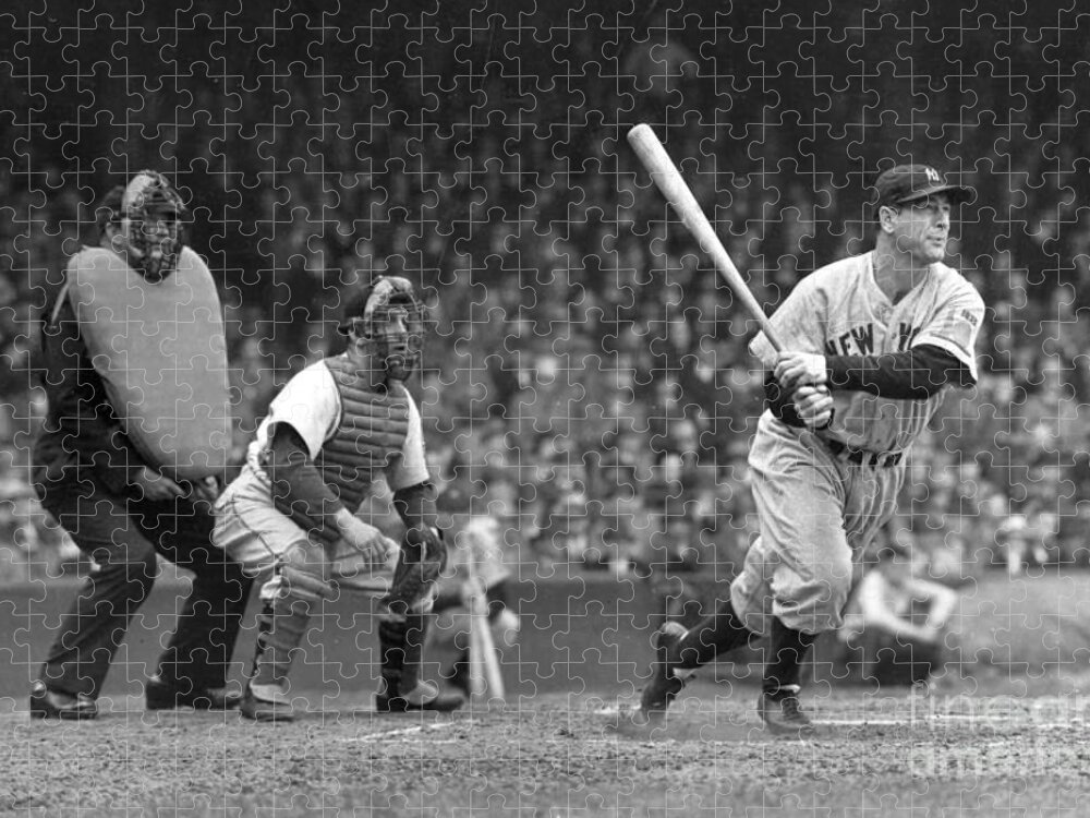 Lou Jigsaw Puzzle featuring the photograph Lou Gehrig by Action