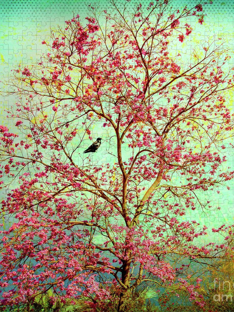 Love Bird Jigsaw Puzzle featuring the photograph Love Bird - Turquoise by Denise Strahm