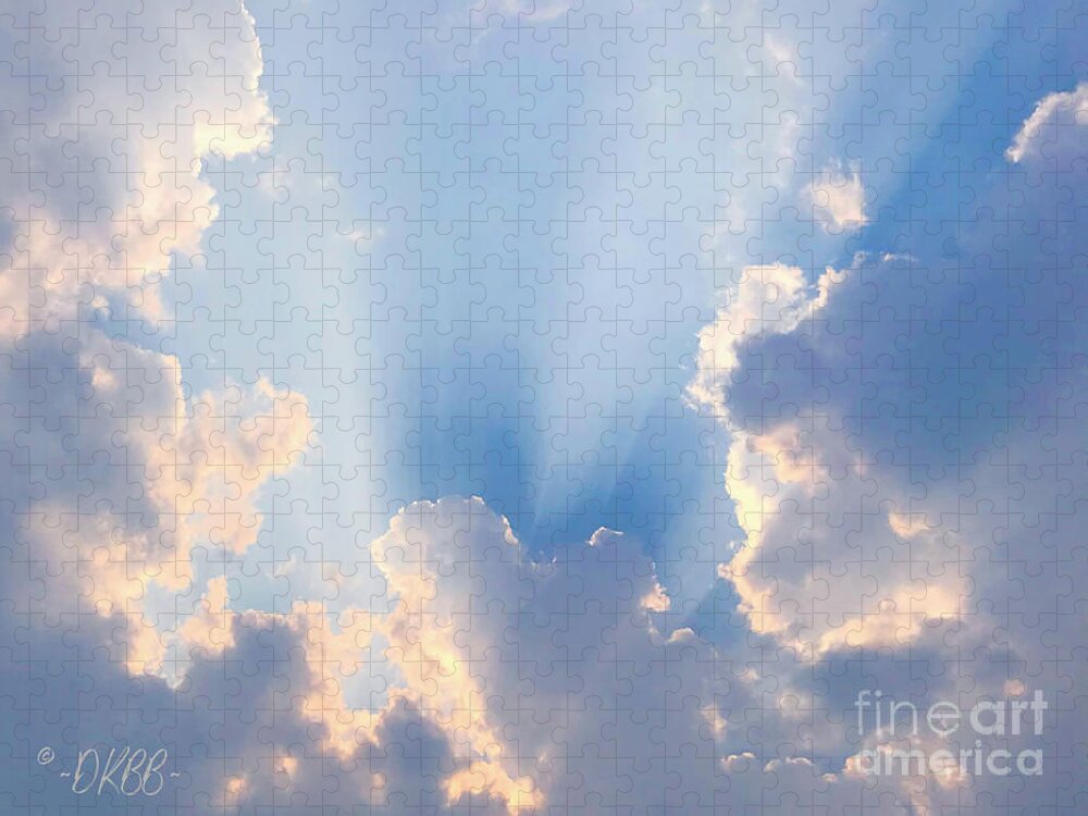 Clouds Jigsaw Puzzle featuring the photograph Love in the Clouds #3 by Dorrene BrownButterfield
