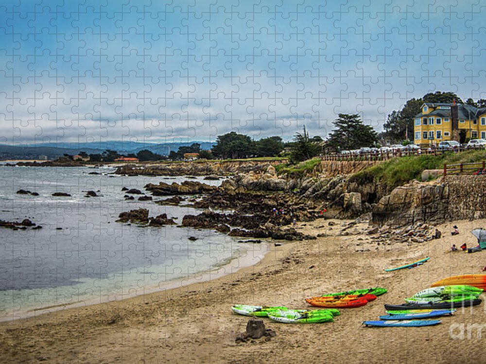 Beach Jigsaw Puzzle featuring the photograph Lover's Point by David Levin