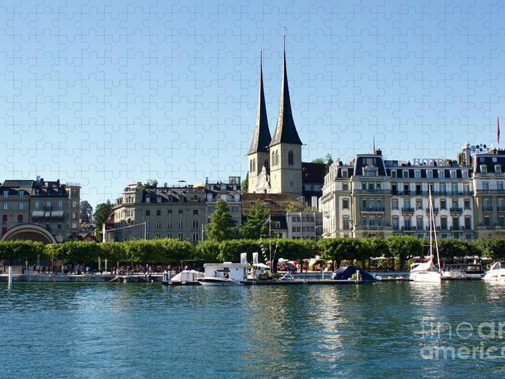 Luzern Jigsaw Puzzle featuring the photograph Luzern by Flavia Westerwelle
