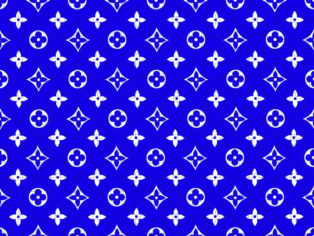 LV Blue Art Jigsaw Puzzle