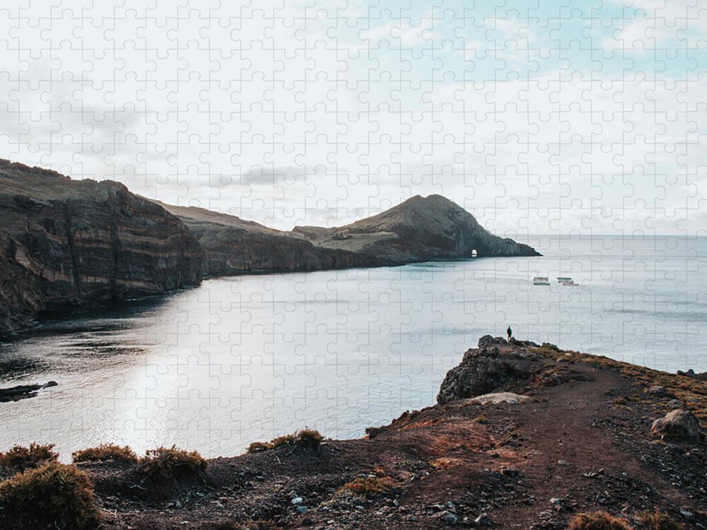 Ponta De Sao Lourenco Jigsaw Puzzle featuring the photograph Madeira landscape by Vaclav Sonnek