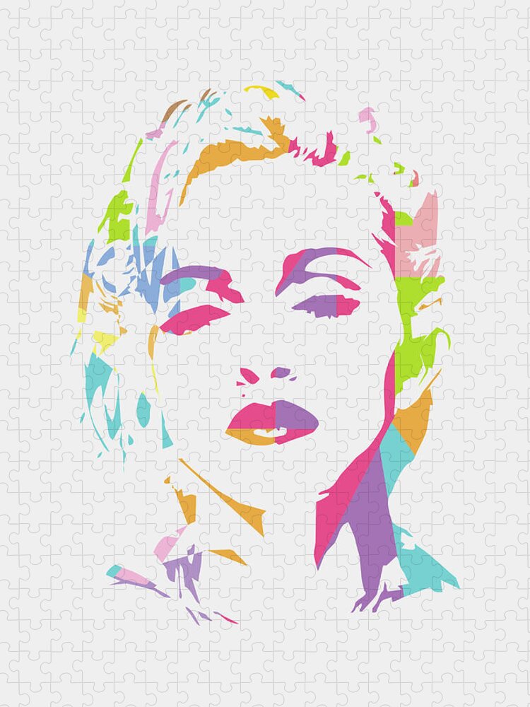 Stige vagt matchmaker Madonna 3 POP ART Jigsaw Puzzle by Ahmad Nusyirwan - Pixels