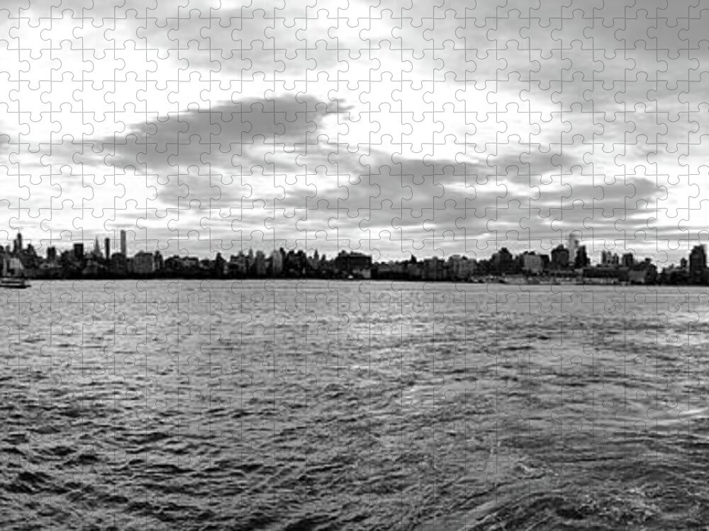 Manhattan Jigsaw Puzzle featuring the photograph Manhattan From Hoboken by Jim Feldman