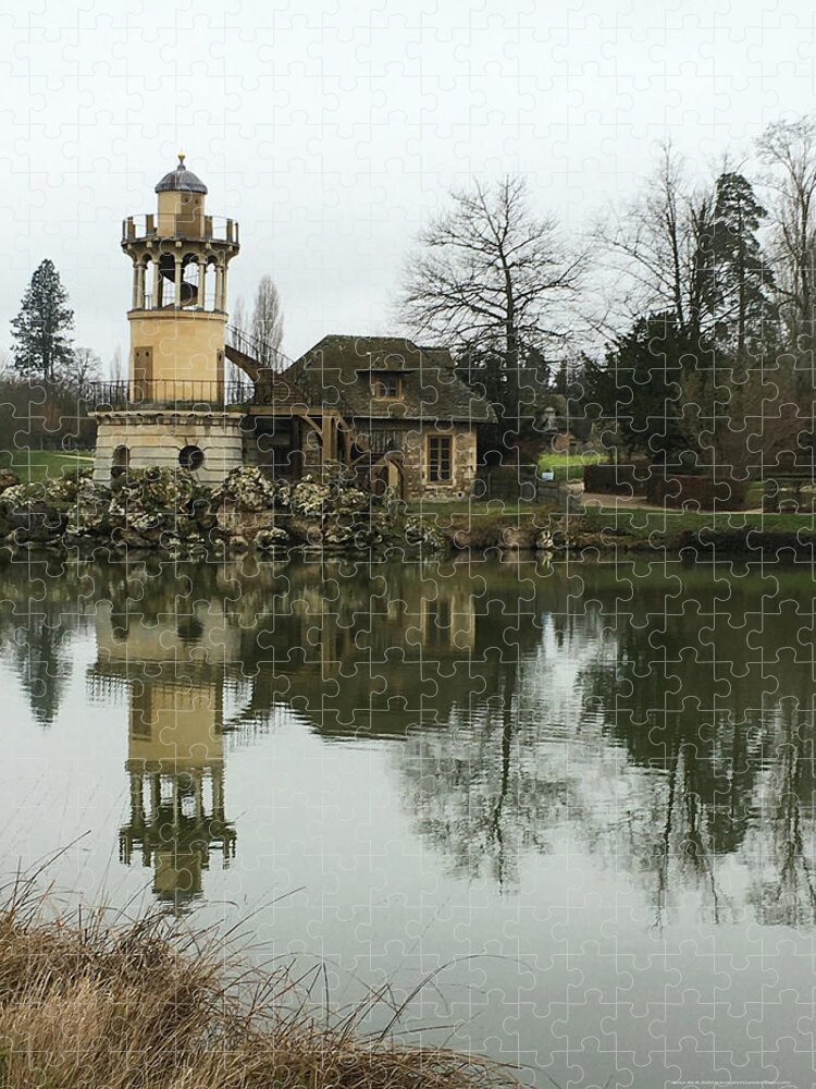 Marie Antoinette Jigsaw Puzzle featuring the photograph Maries Lighthouse Versailles by Roxy Rich