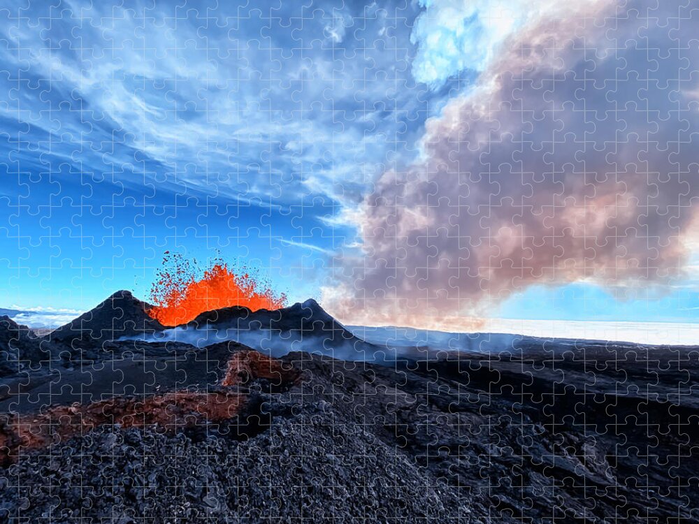 Mauna Jigsaw Puzzle featuring the photograph Mauna Loa's Northeast Rift Zone by Usgs