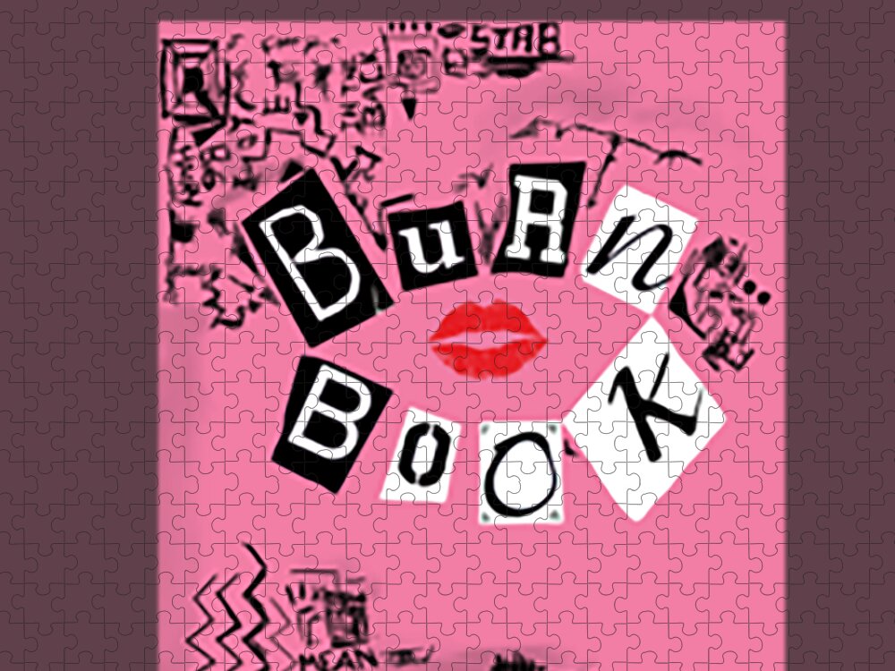 Mean Girls Burn Book with the Plastics Jigsaw Puzzle