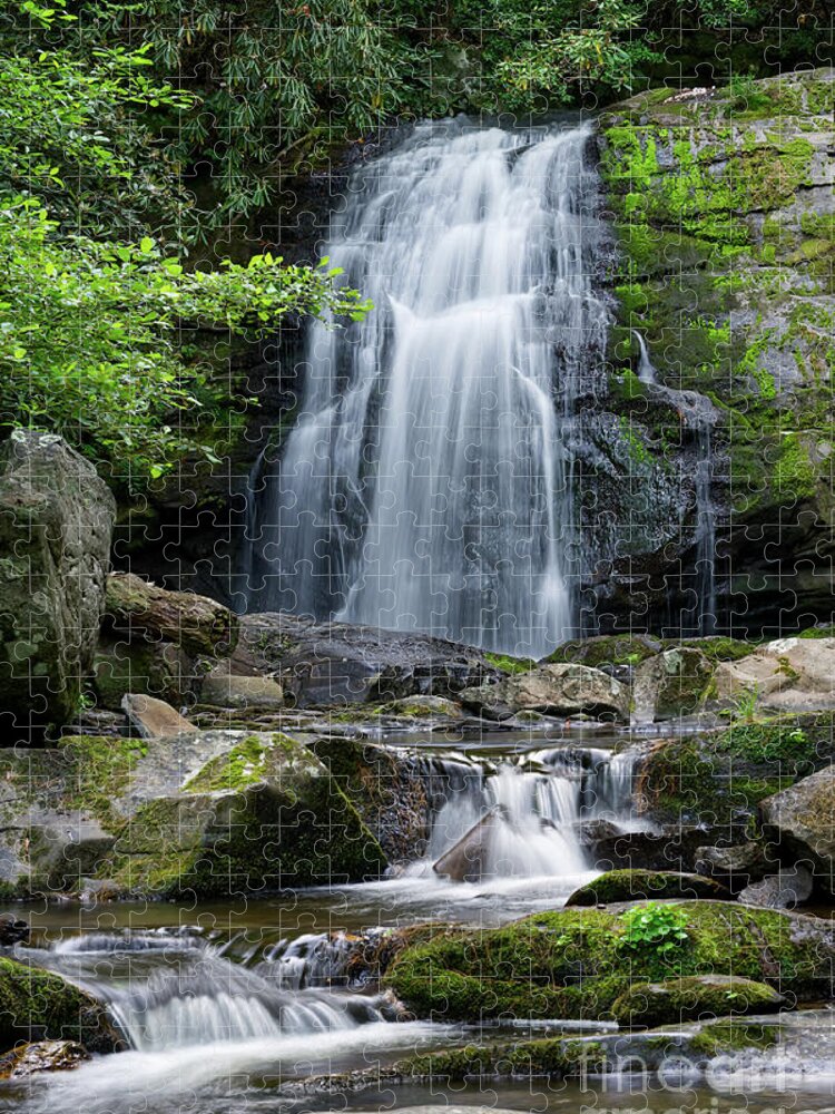 Meigs Falls Jigsaw Puzzle featuring the photograph Meigs Falls 17 by Phil Perkins