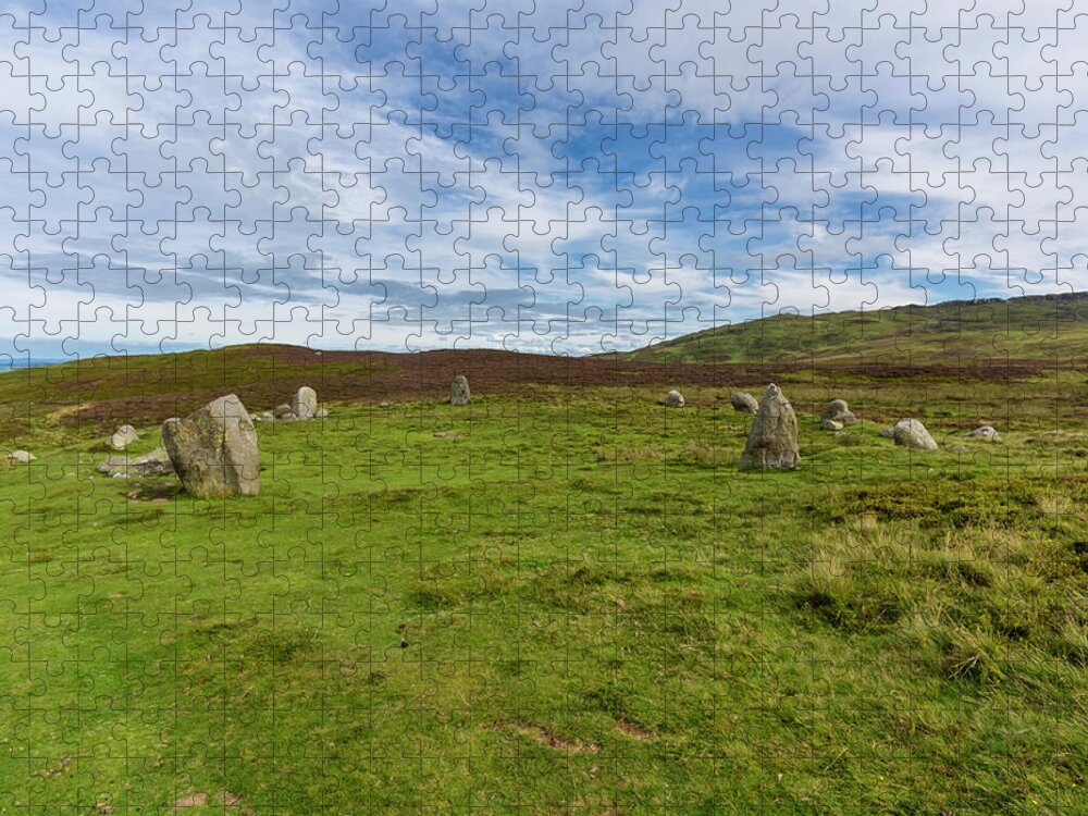 Meini Hirion Jigsaw Puzzle featuring the photograph Meini Hirion 5 by Steev Stamford
