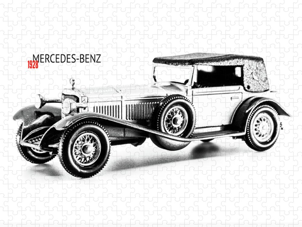 1928 Jigsaw Puzzle featuring the photograph Mercedes-Benz SS Coupe 1928 by Viktor Wallon-Hars