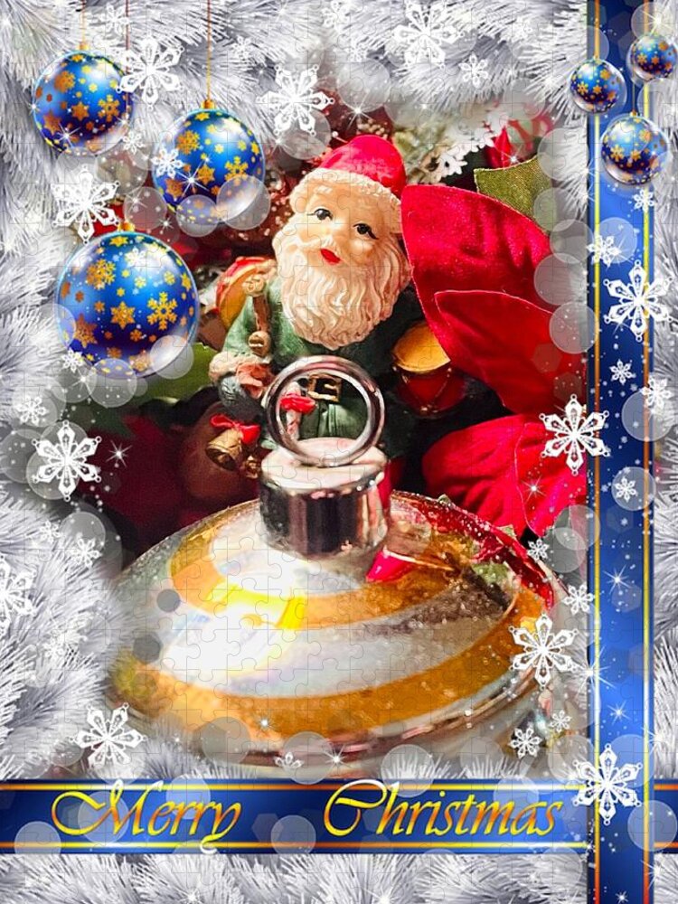Merry Christmas Jigsaw Puzzle featuring the photograph Merry Christmas 1 by John Anderson