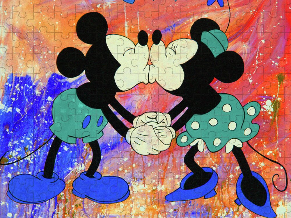 Mickey and Minnie Mouse Jigsaw Puzzle