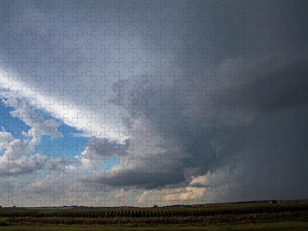 Nebraskasc Jigsaw Puzzle featuring the photograph Mid August Nebraska Stormscapes 014 by Dale Kaminski