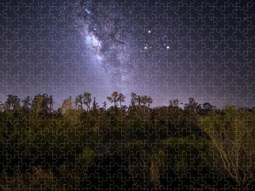 Milky Way Jigsaw Puzzle featuring the photograph Milky Way Nights by Mark Andrew Thomas