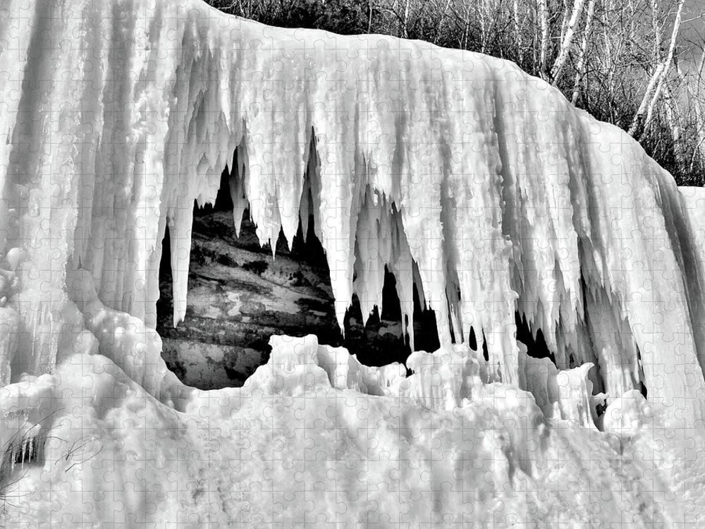 Ice Jigsaw Puzzle featuring the photograph Minnesota Icicles by Susie Loechler