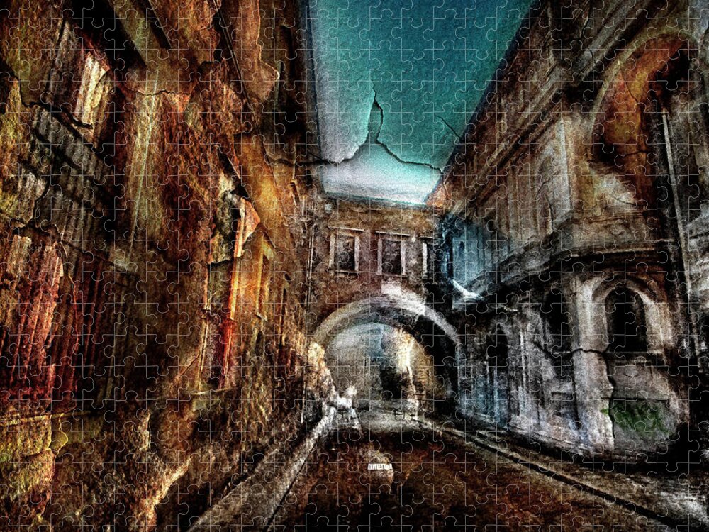Abstract Jigsaw Puzzle featuring the photograph Mistake surrendal by Al Fio Bonina