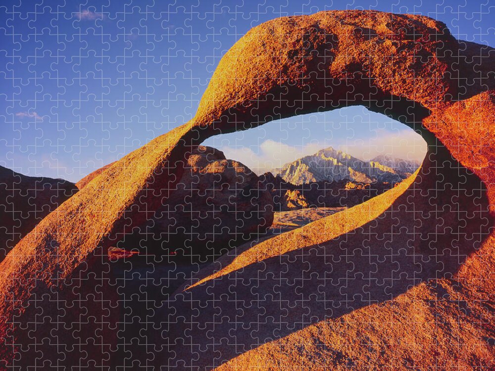 Nature Photography Jigsaw Puzzle featuring the photograph Mobius Arch #2 by Tom Daniel