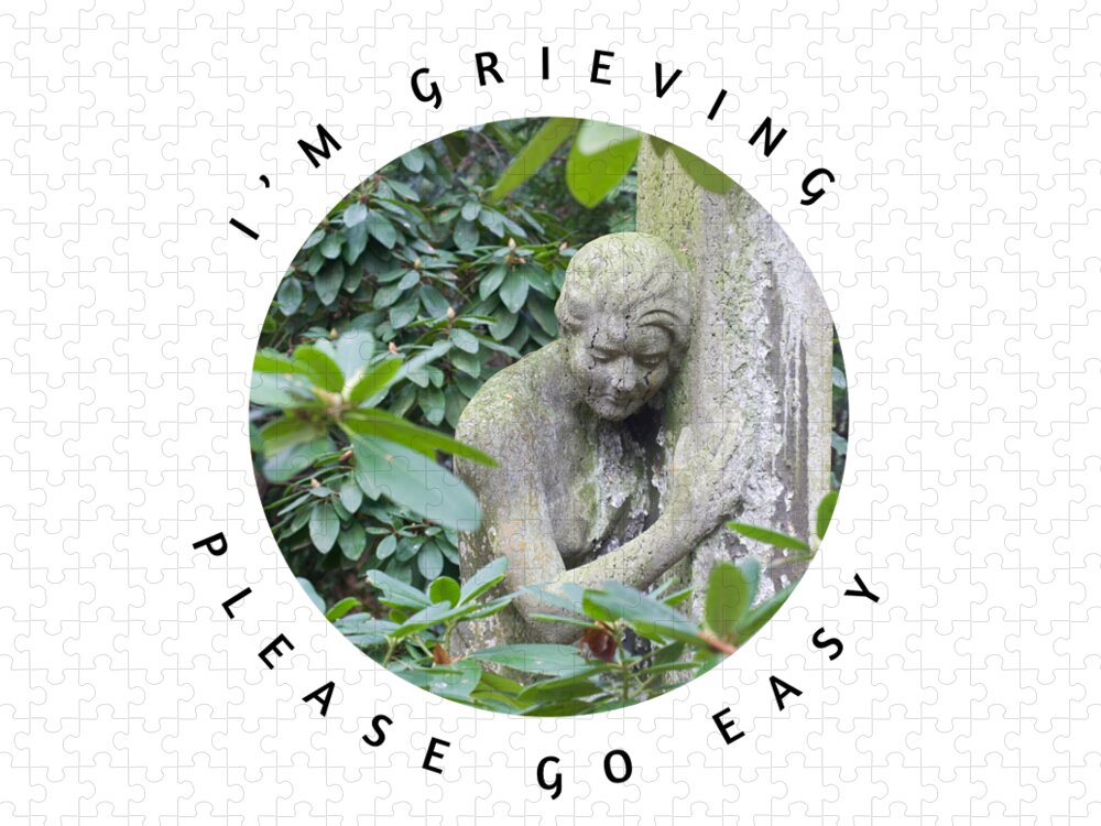 I’m Grieving Jigsaw Puzzle featuring the photograph Modern Mourning Wear by Nicola Finch