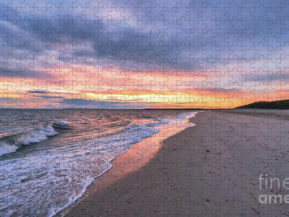 Beach Jigsaw Puzzle featuring the photograph Morning at Sunken Meadow by Sean Mills