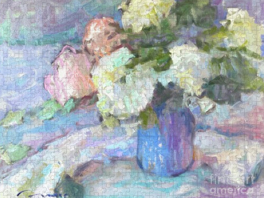 Jerry Fresia Jigsaw Puzzle featuring the painting Morning Light by Jerry Fresia