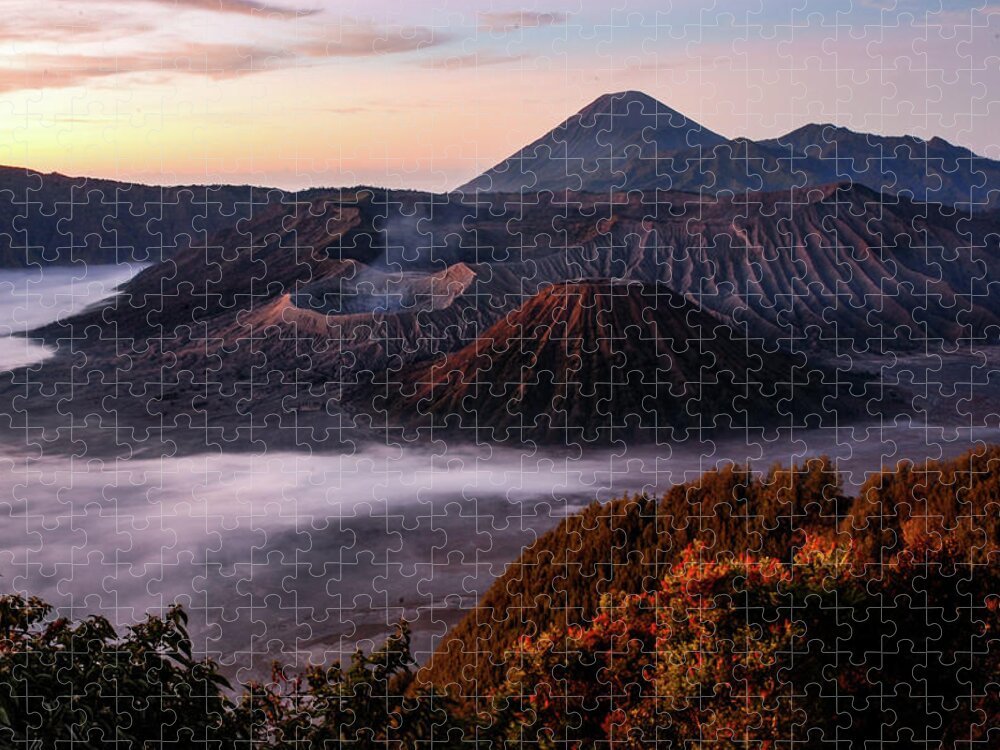 Mount Jigsaw Puzzle featuring the photograph Kingdom Of Fire - Mount Bromo, Java. Indonesia by Earth And Spirit