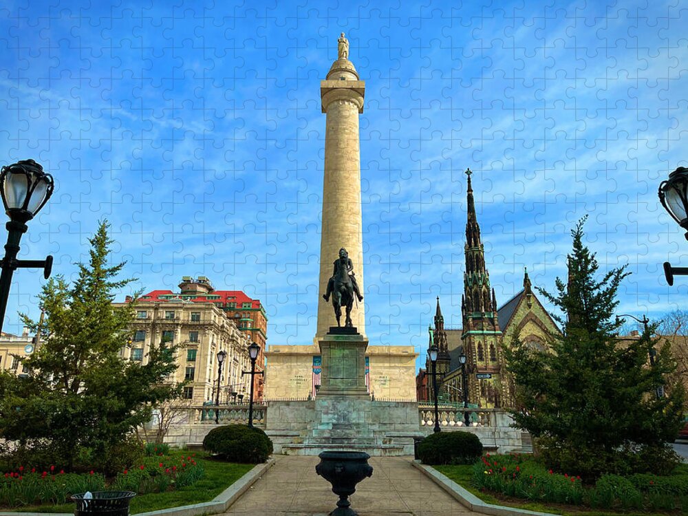 Monument Jigsaw Puzzle featuring the photograph Mount Vernon by Chris Montcalmo