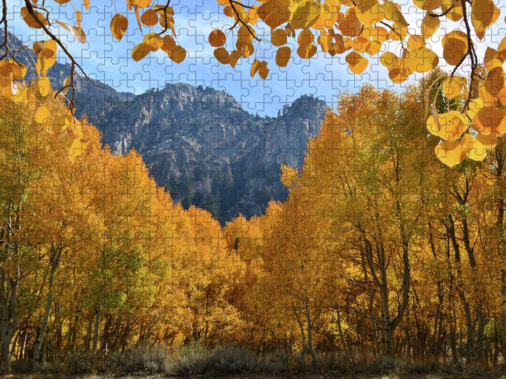 Autumn Jigsaw Puzzle featuring the photograph Mountain Gates of Glory by Brian Tada