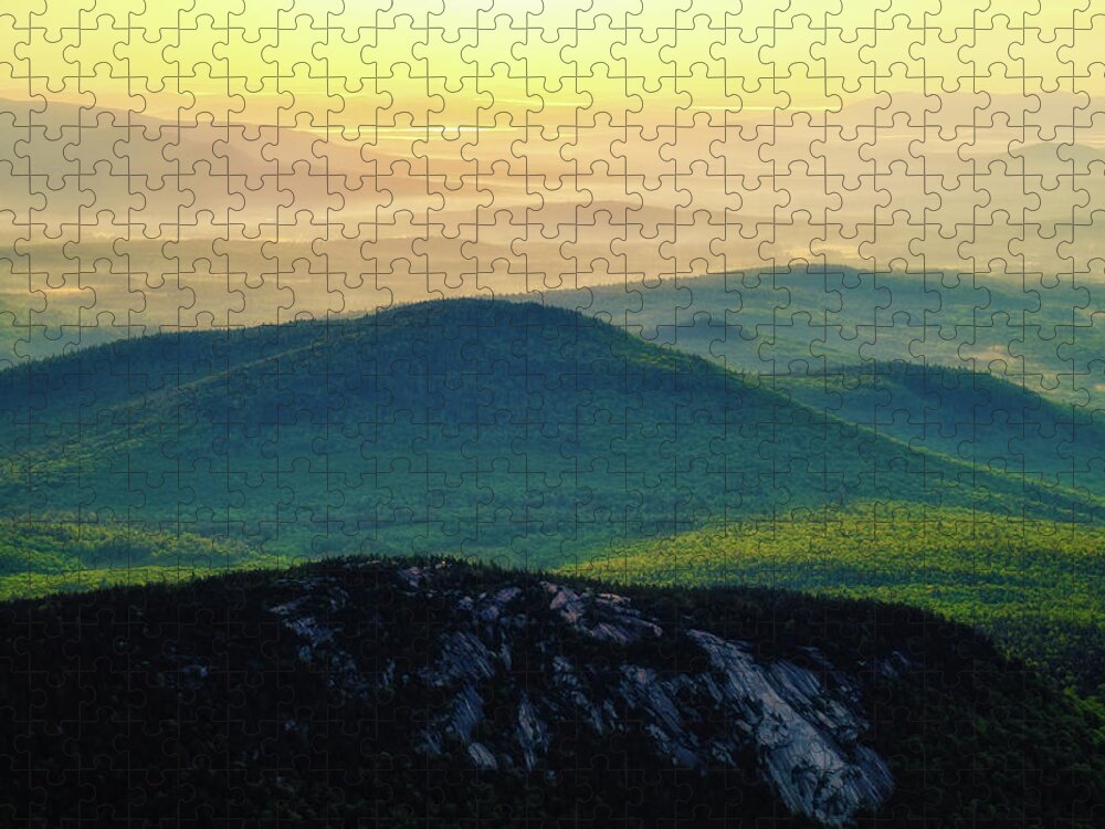 New Hampshire Jigsaw Puzzle featuring the photograph Mountain Seas. by Jeff Sinon