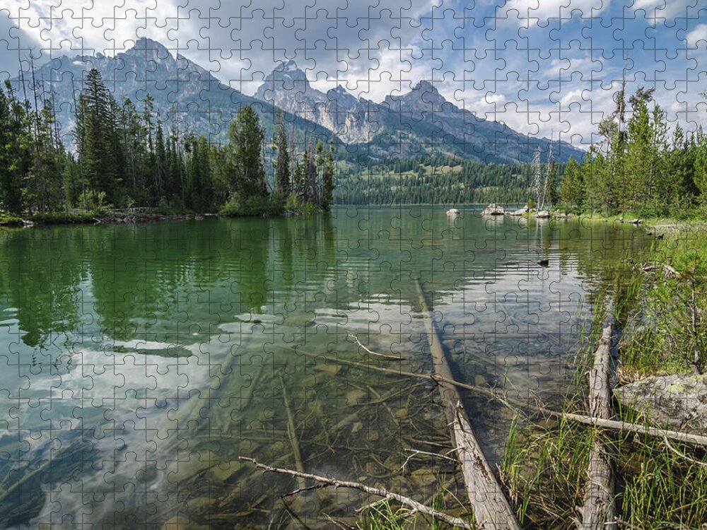 Grand Teton Jigsaw Puzzle featuring the photograph Mountain Zen by Margaret Pitcher