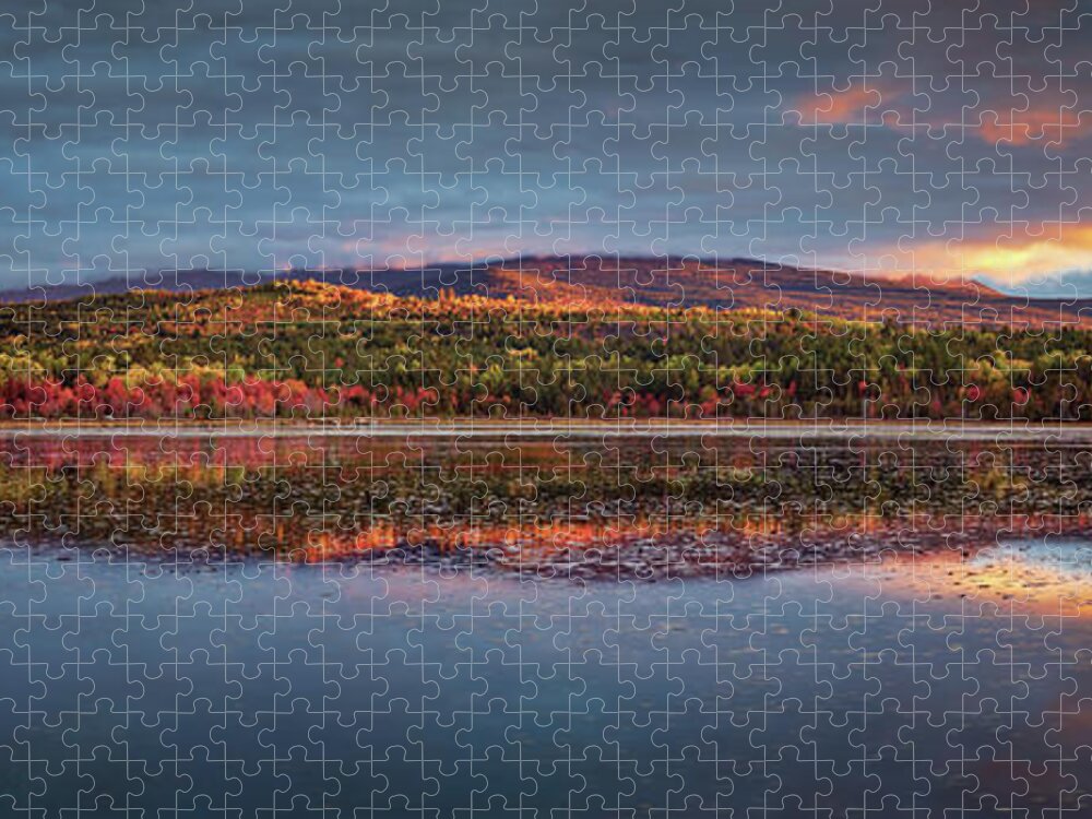 Mount Katahdin Jigsaw Puzzle featuring the photograph Mt. Katahdin 34a8649 by Greg Hartford