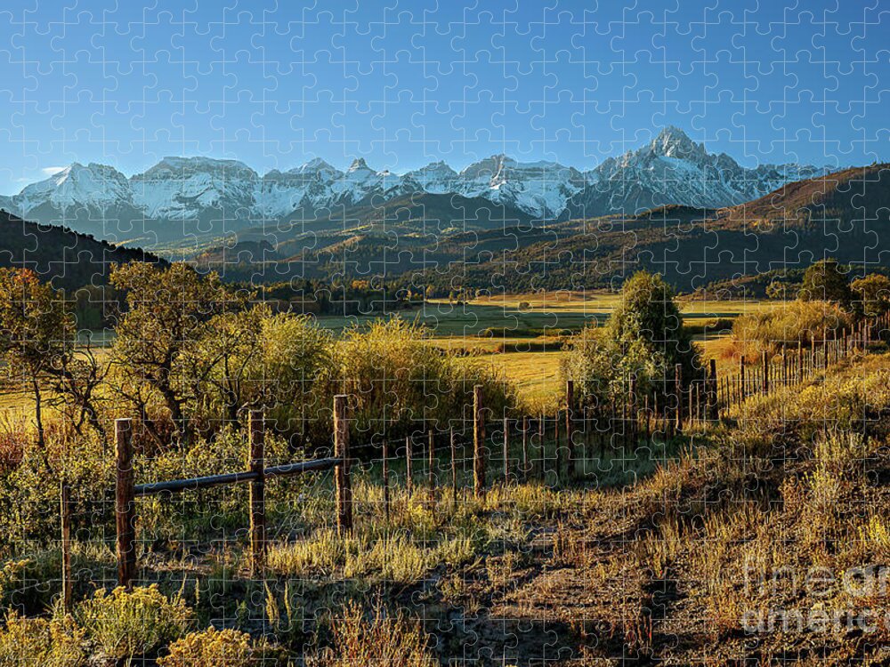 Nature Jigsaw Puzzle featuring the photograph Mt Sneffels #1 by Steven Reed
