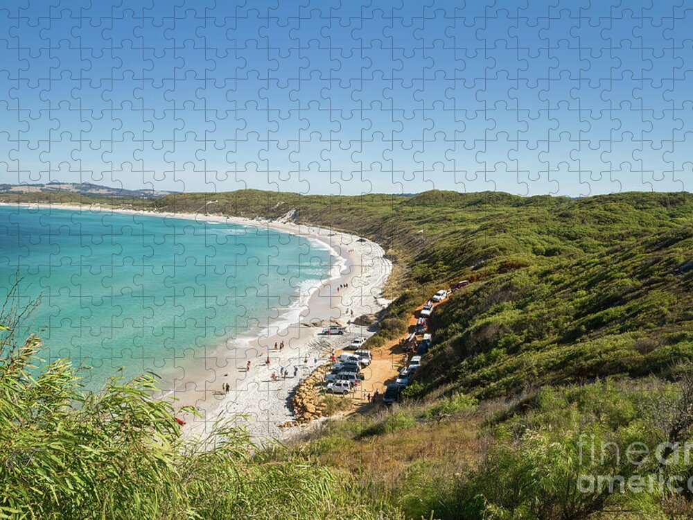 Mutton Bird Beach Jigsaw Puzzle featuring the photograph Mutton Bird Beach, Elleker, Western Australia by Elaine Teague