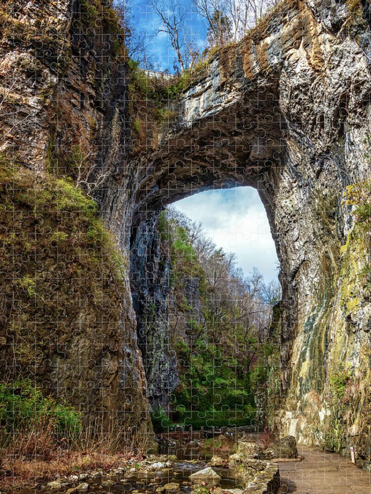 Bridge Jigsaw Puzzle featuring the photograph Natural Bridge by Tricia Louque