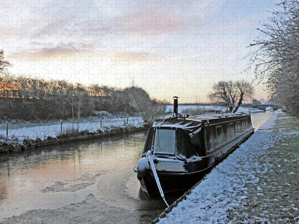 England Jigsaw Puzzle featuring the photograph nb Cardinal Wolsey in Winter by Ian Hutson