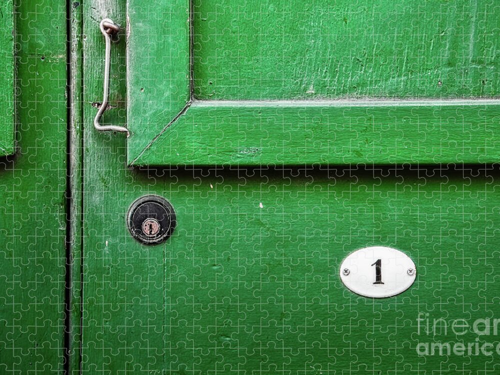 Door Jigsaw Puzzle featuring the photograph NOLA Door Series 10 by Jarrod Erbe