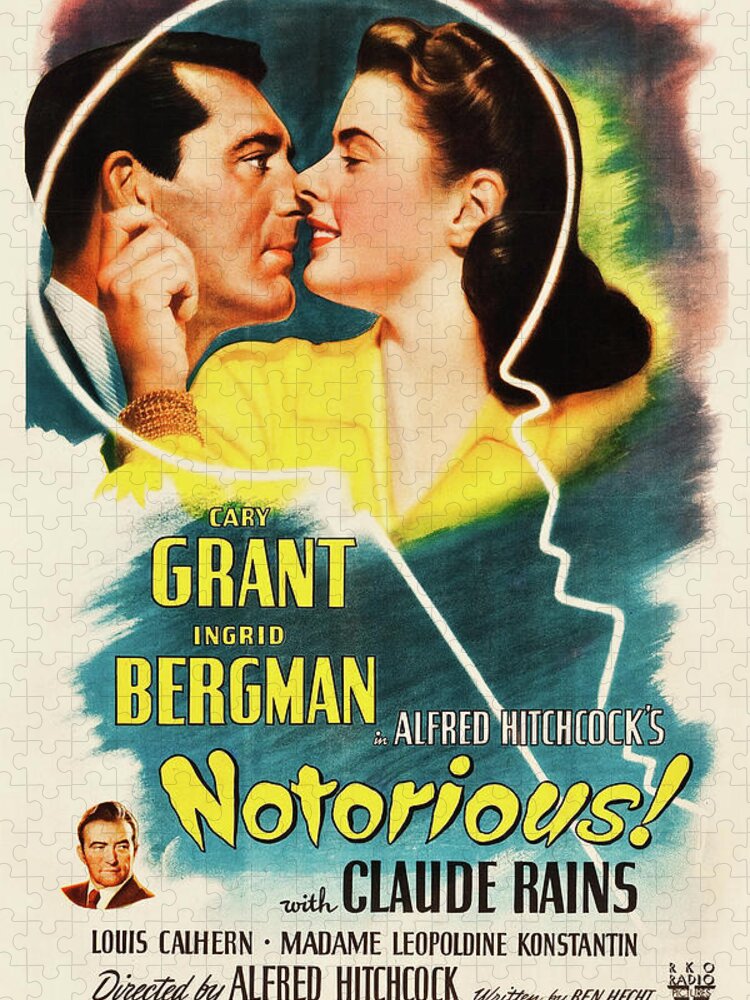 Notorious Jigsaw Puzzle featuring the photograph Notorious, 1946 by Vintage Hollywood Archive