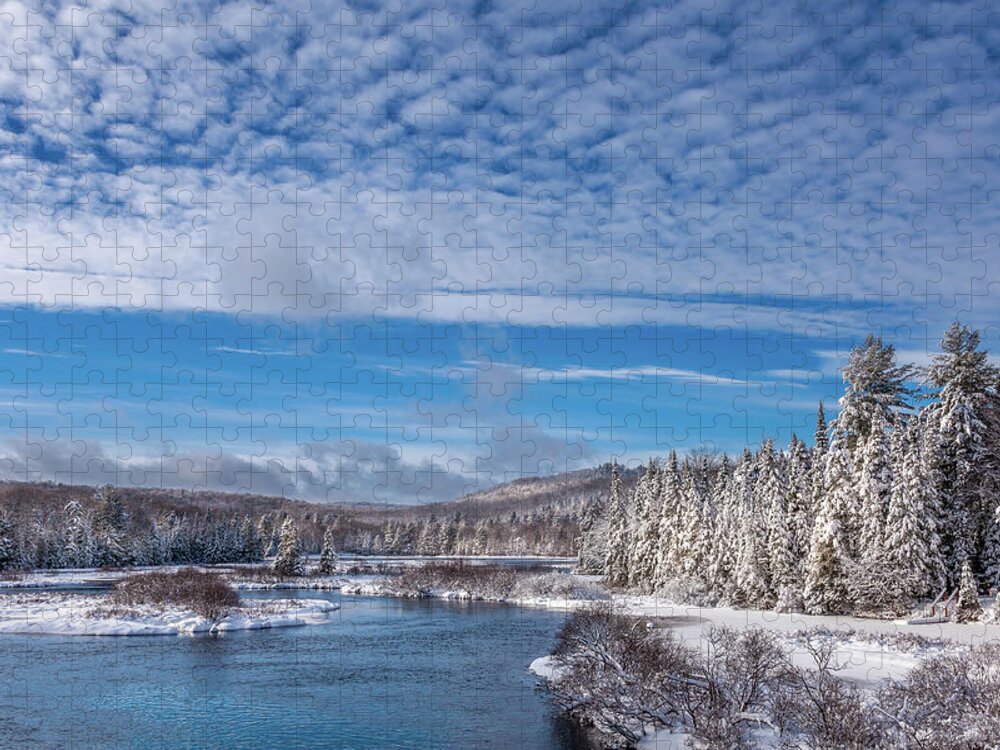 November Snow Jigsaw Puzzle featuring the photograph November Snow by David Patterson