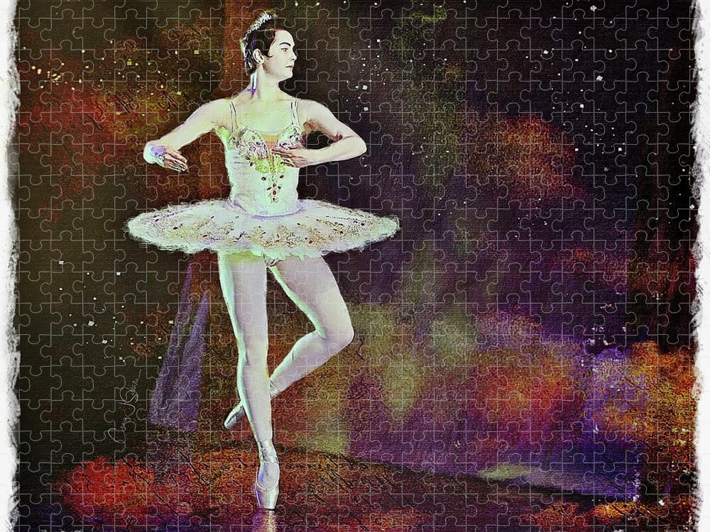 Ballerina Jigsaw Puzzle featuring the photograph Nutcracker_Kayla Cassaboon by Craig J Satterlee