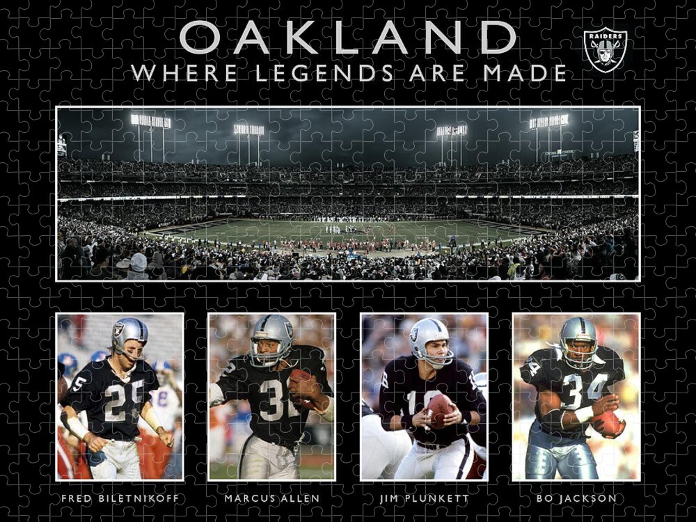 Oakland Raiders Jigsaw Puzzles for Sale