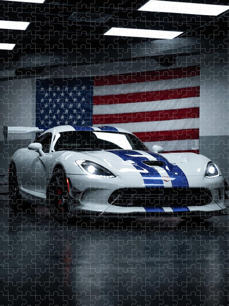 Srt Jigsaw Puzzle featuring the photograph Ode to America by David Whitaker Visuals