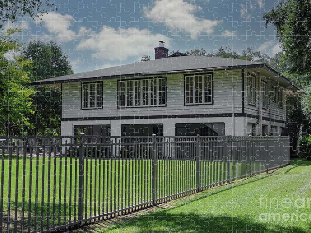 Officers Quarters Jigsaw Puzzle featuring the photograph Officers Quarters - North Charleston Navy Base by Dale Powell