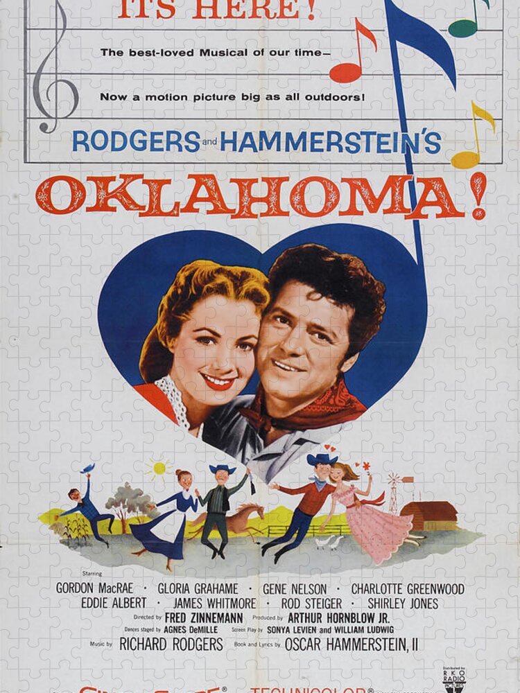 Oklahoma! Jigsaw Puzzle featuring the photograph Oklahoma, 1956 by Vintage Hollywood Archive