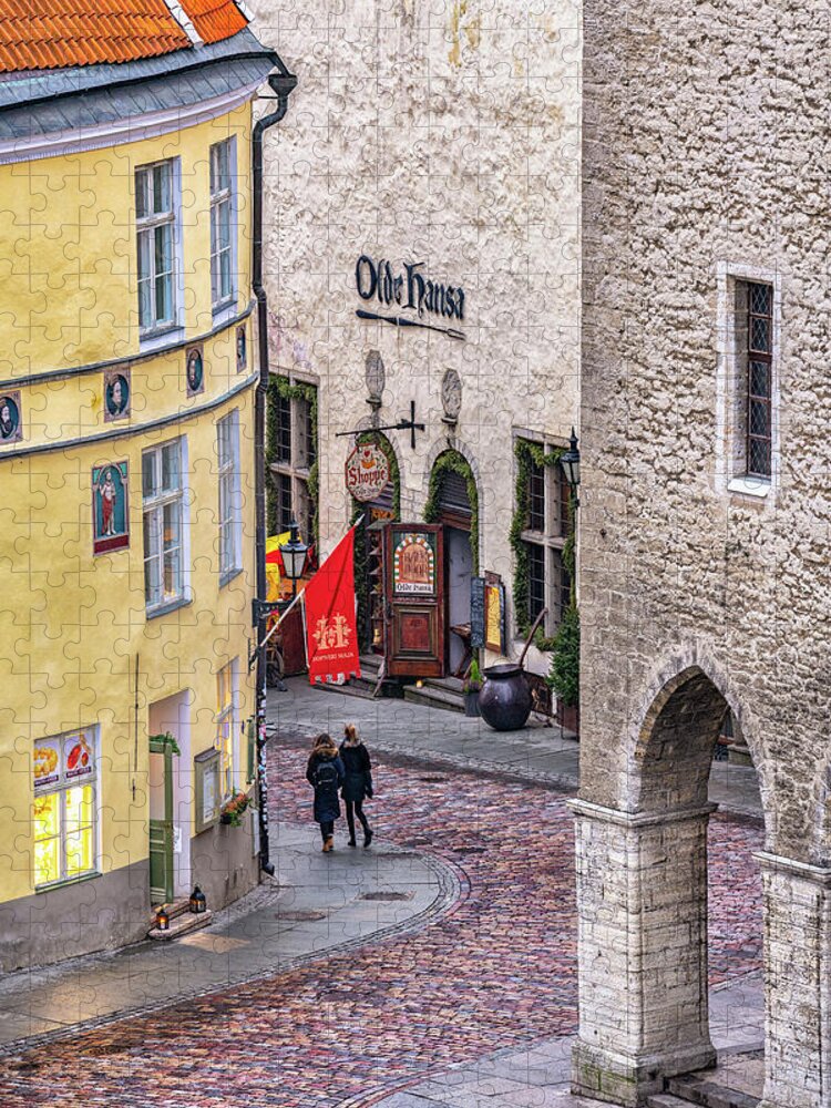 Tallinn Jigsaw Puzzle featuring the photograph Old Hansa by Darren White