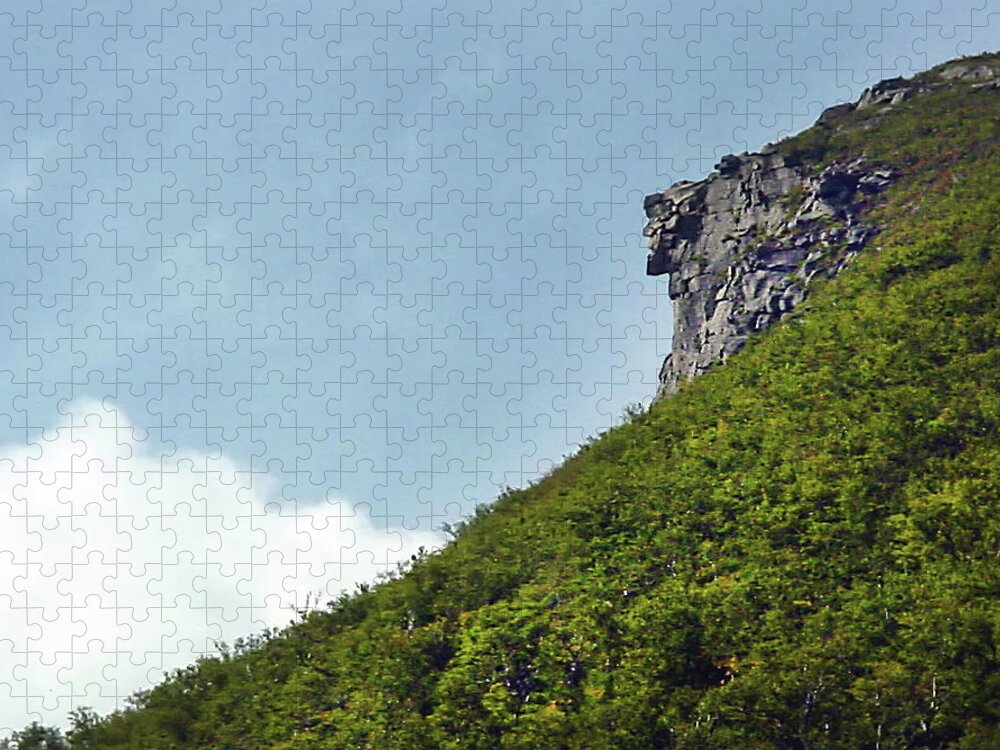 Old Man Of The Mountain Jigsaw Puzzle featuring the photograph Old Man of the Mountain by Robert Clifford