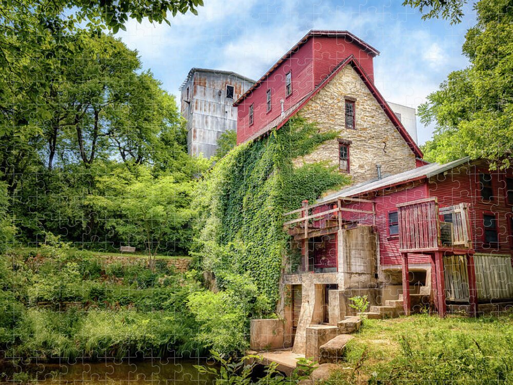 Oxford Jigsaw Puzzle featuring the photograph Old Oxford Mill by James Barber